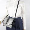 GUCCI Old Gucci Shoulder Bag 904.02.050 2-way clutch Gray / navy GG plus Women Used
