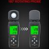 Rotating Probe Mini Digital Lux Meter 0-200,000 Lux Handheld Illuminometer Luminance Tester  Farm
