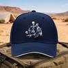 Skeleton Dog Friends Graphic Baseball Cap Unisex Adjustable Casual Outdoor Sports Hat