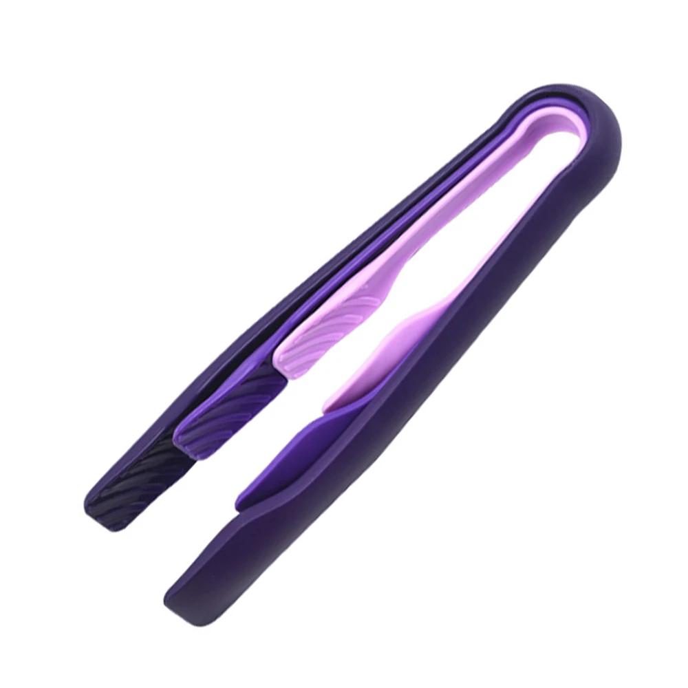 3Pcs/Set Reusable Food Bread Clip Kitchen Food Tongs Plastic Salad Bacon Steak Clamp Ice Tongs Baking Tools Gadget