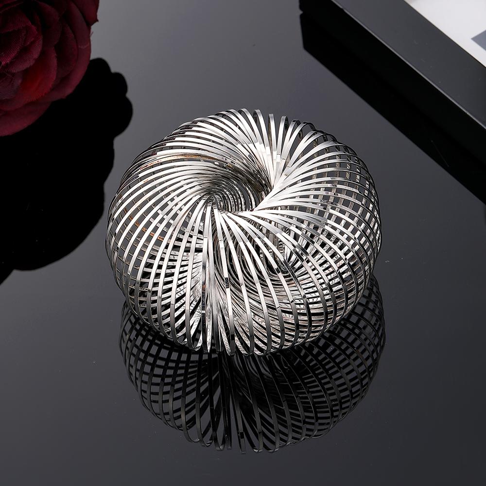 Decompression Spring Bracelet Flat Wire Retractable Bracelet Memory Wire Bracelet