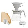 V60 Coffee Server 02 Set Pale Gray for 1-4 Cups Coffee Drip Made In Japan VCSD-02PGR