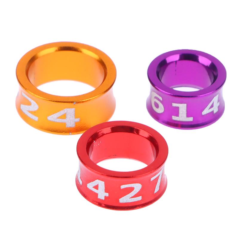 10 шт. сплава кольцо для ног птицы кольцо для ног голубей с пронумерованным инструментом для обучения полетам на открытом воздухе идентификационная этикетка для соревнований