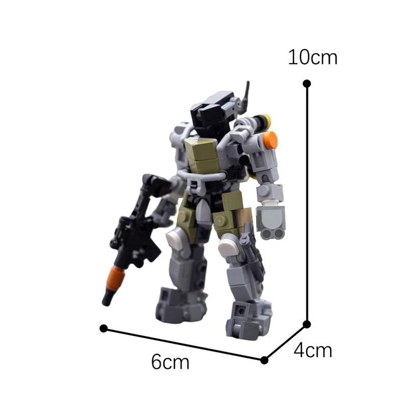 M Building Block Is Compatible With Lego, Mecha Infantry, Tabletop Ornaments For Children'S Puzzles, And A Gift Set For Birthday Gifts.