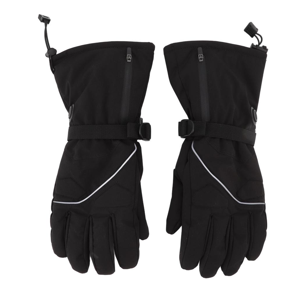 Electric Heated Gloves Battery Powered Heating Thermal Gloves Rechargeable Winter Warm Skiing