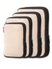 Travel Compression Beige of Pouch, Bags, (Set 4)
