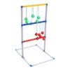 1 Set Ladder Toss Ball Game with 6 Soft Rubber Golf Balls Easy Assembly Funny Family Kids Indoor Outdoor Yard Lawn Throwing Ball Toy