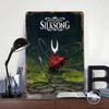 Hollow Knight Silksong Game Art Tinplate Poster Customized Wall Art Vintage Retro Metal Signs for Gaming Room Decoration Cozy