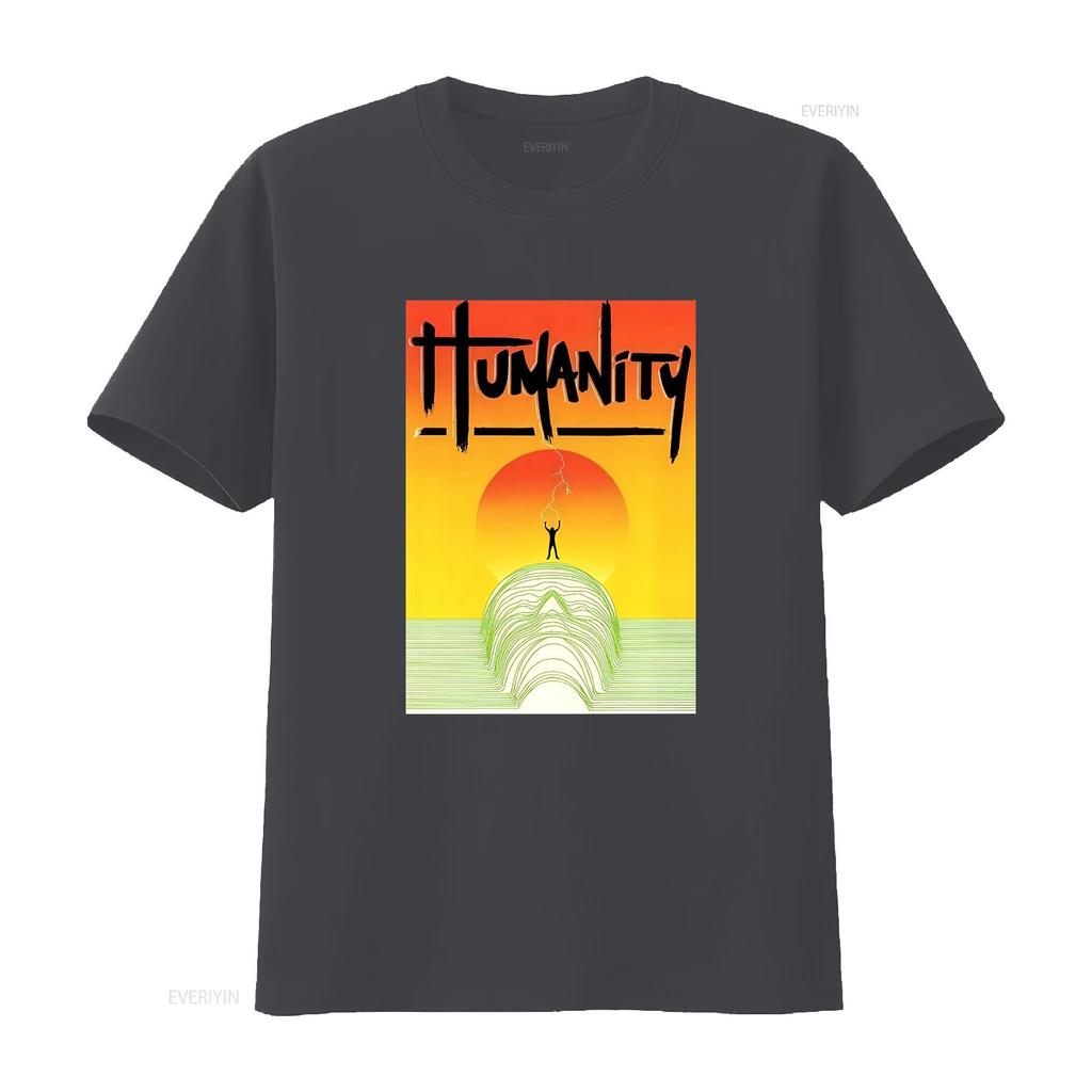 HuUnisexity Футболка-флаер для рейва винтажная стираная слегка дышащая топ для повседневной носки стильный универсальный homme