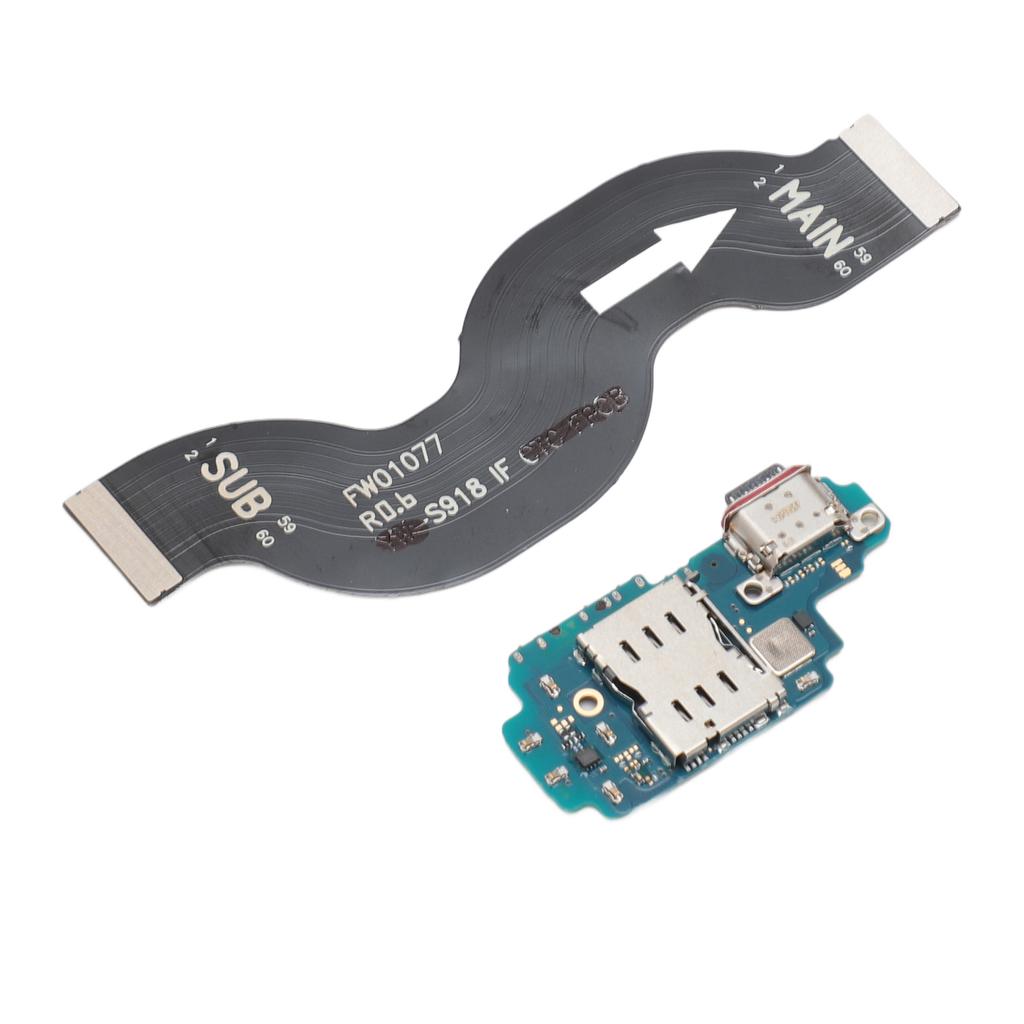 Разъем для зарядки док-станции для S23 Ultra 5G SM S918F SM S918B EU Version USB C порт зарядки Flex