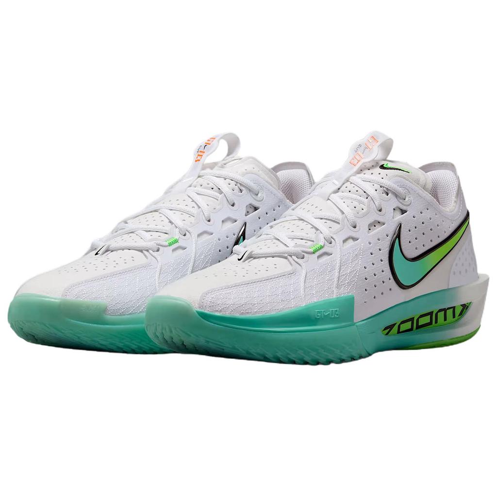 Nike ГТ. Кроссовки для баскетбола Cut 3 Low top Унисекс Белые Зеленые DV2918-107