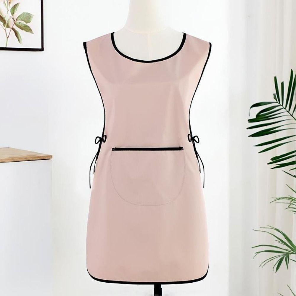 Large Pockets Barber Apron Waterproof Barber Apron Smock Coveralls Shoulder Bibs  Women