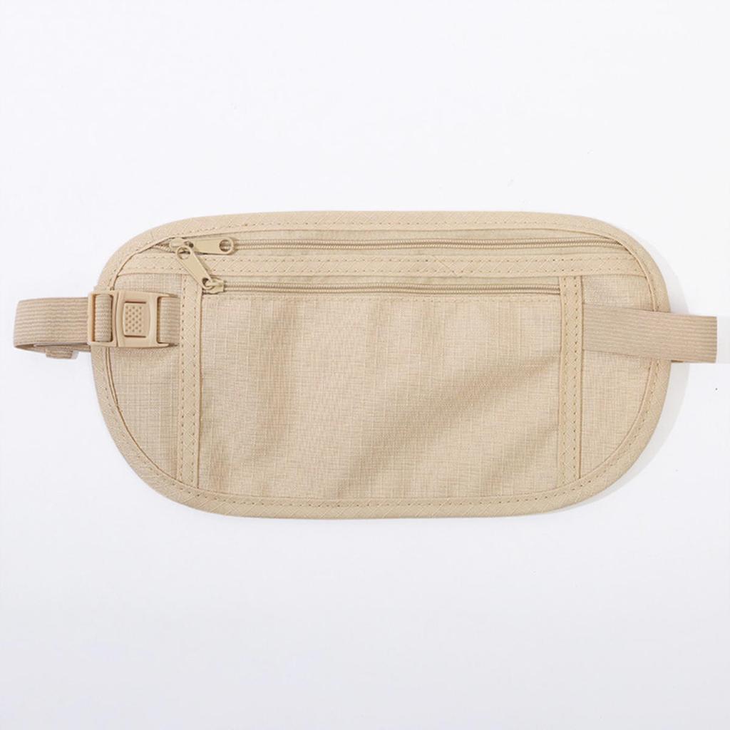 Спортивная поясная сумка для бега, невидимая дорожная поясная сумка, кошелек для паспорта и денег, поясная сумка, скрытый защитный кошелек, подарочный набор, кошелек для денег