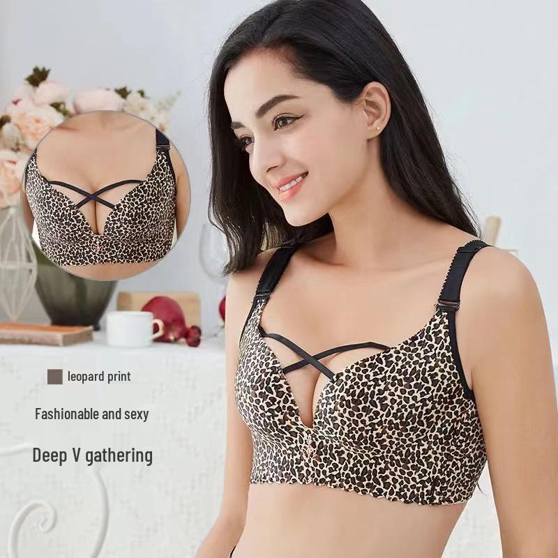 Глянцевый бесшовный бюстгальтер без косточек большого размера для женщин - Тонкий стиль, Формирование фигуры, Боковая поддержка