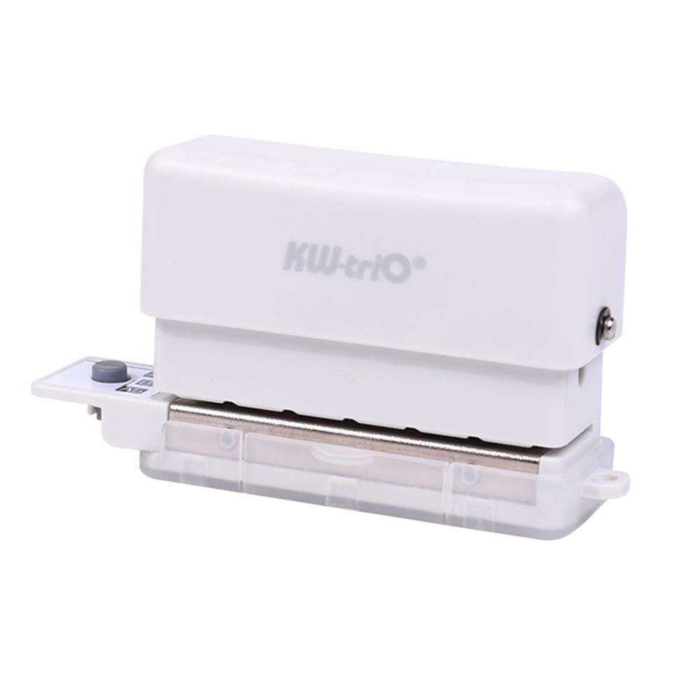 KWtriO 6Hole Paper Punch Handheld Mini Puncher Support Multiple 202630 Hole Punching 5.5mm