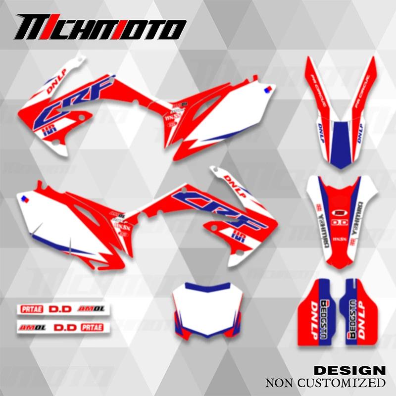 MCHMFG Для HONDA 2009 2010 2011 2012 CRF250 R CRF 250R 2010 2011 2012 2013 CRF450 R CRF 450R Графика Наклейки Стикеры Фон