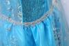 Frozen Elsa Cosplay Set Kids Costume Girls 130cm (Dress, Cloak, Dress, Tiara)