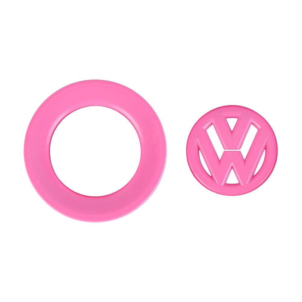 Для VW Volkswagen Jetta MK5 Golf Автомобиль ABS Пластик Рулевое колесо Логотип Круглый Декоративная наклейка для VW Golf Polo Jetta Touran Mk6 Tigua