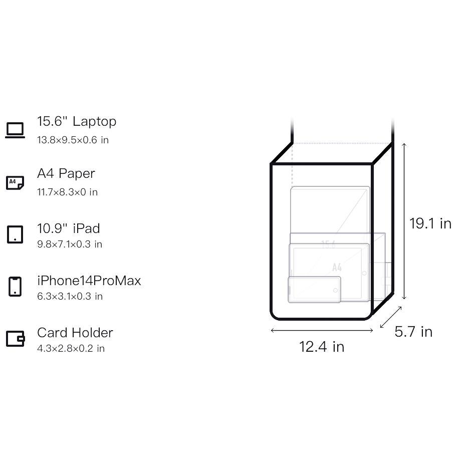 New FILA Polyester Backpack Regular Unisex Black FS3BPF5006X-BLK