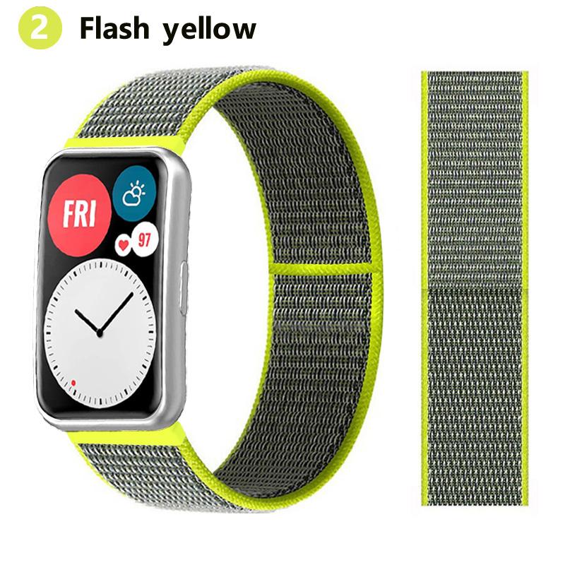 Нейлоновый ремешок-петля Для Huawei Watch FIT Ремешок Умные часы Аксессуары Браслет на запястье correa Пояс браслет pulseira Huawei Watch fit Ремешок