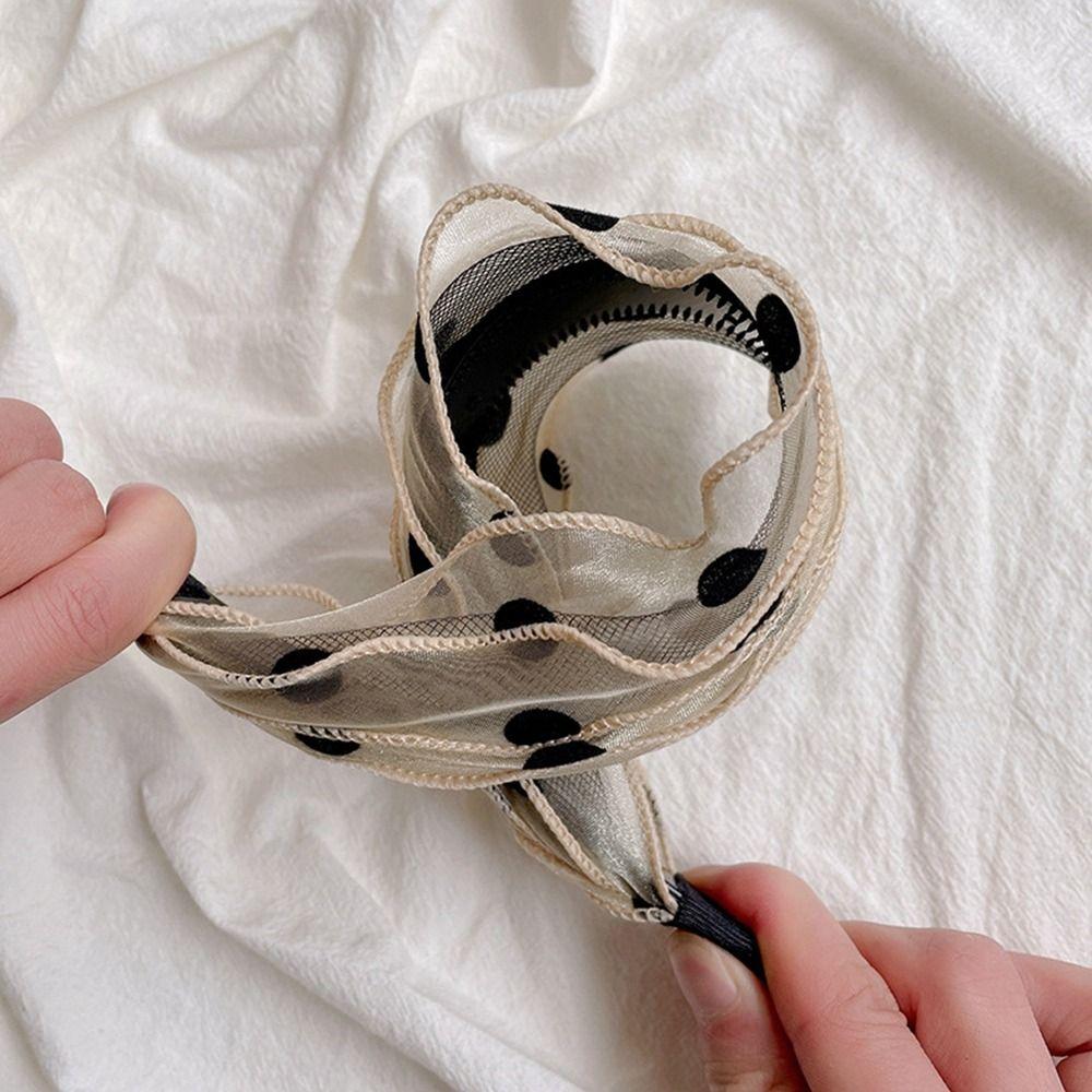 Wide Brimmed Non Slip Mother Hair Hoop Women Headband Korean Headwear Mesh Hairbands Wide Hair Band