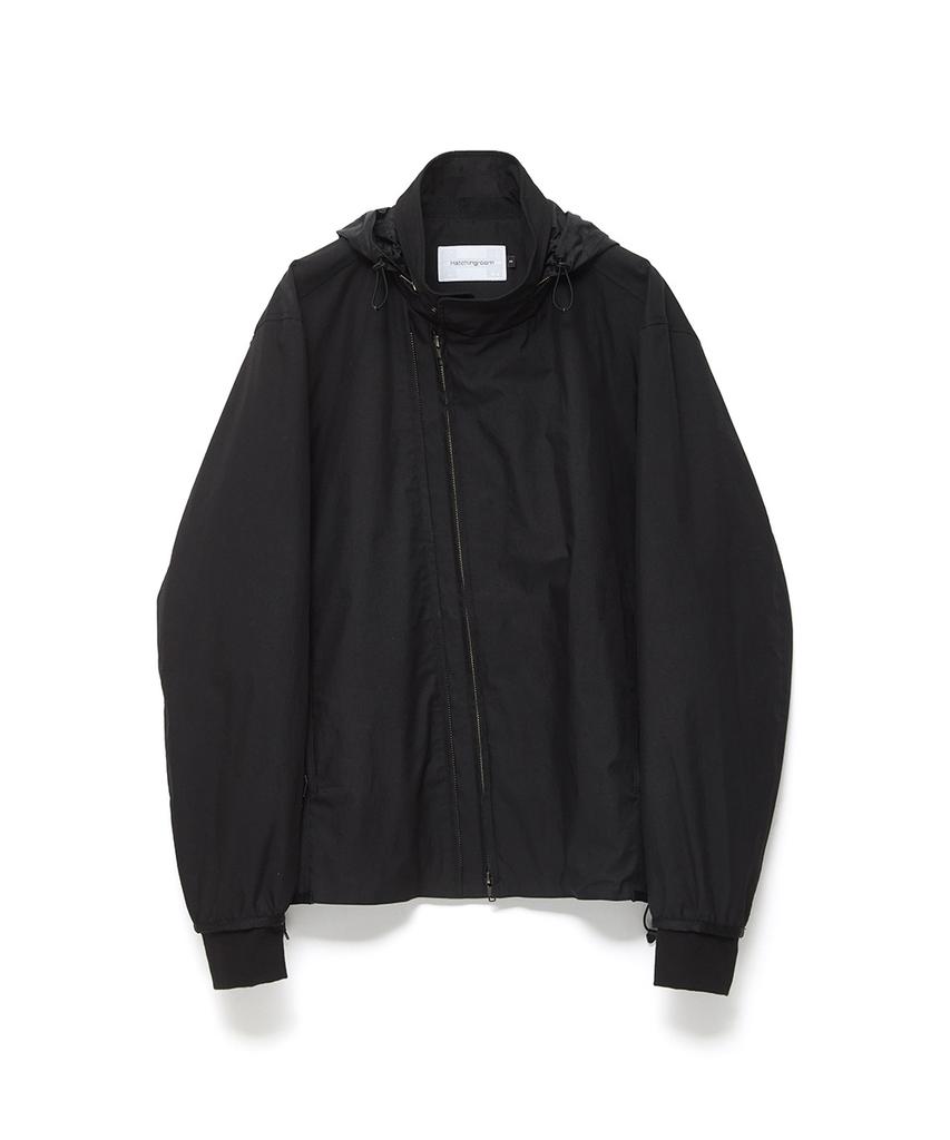 HATCHINGROOM Diagonal Zip Jacket V2 Black