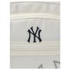MLB 25FW New York Yankees 3 Layer 21L Brand Logo Fashion Versatile Nylon Polyester Backpack Kids backpack White 7ABKB065N-50CRS
