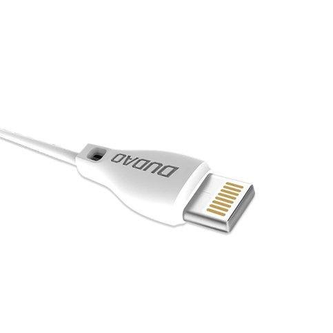 Dudao 2m USB To Lightning Charging Cable 2.1A - White