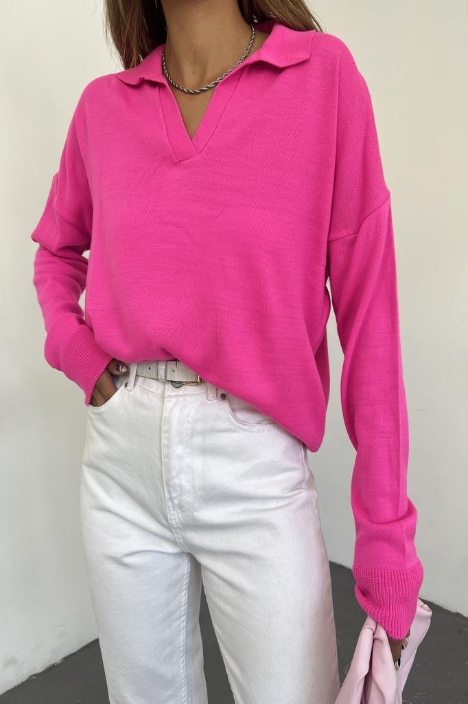 Women's Fashion Pullover Long Sleeve Sweaters Autumn and Winter Casual Knitted Top T-shirt One Size SL