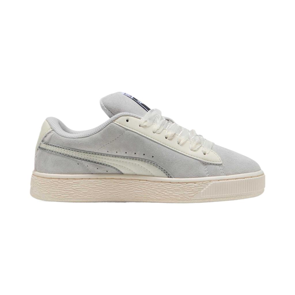 Puma Suede XL Glam Athletics Women Sneakers Grey Feather-Grey Warm-White 401250-01