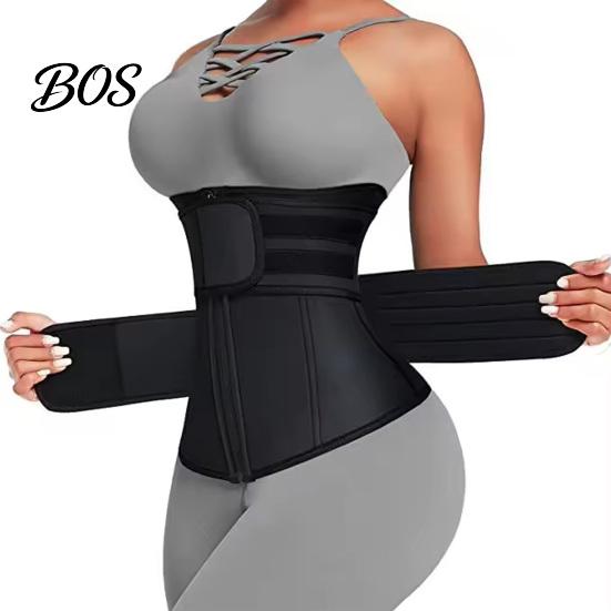 Sauna Slimming Belt Women Waist Trimmer with Zipper, Trainer Sweat Band Stomach Abdominal Compression Wrap Wrap, Enhancing Lower Belly Fat Back