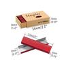 Mogoostry Colorful Staples 26/6 Standard Stapler Refills, 1/4 Inch Leg Jam Free, 1000pcs/Pack (8 Packs 26/6 Staples Total)