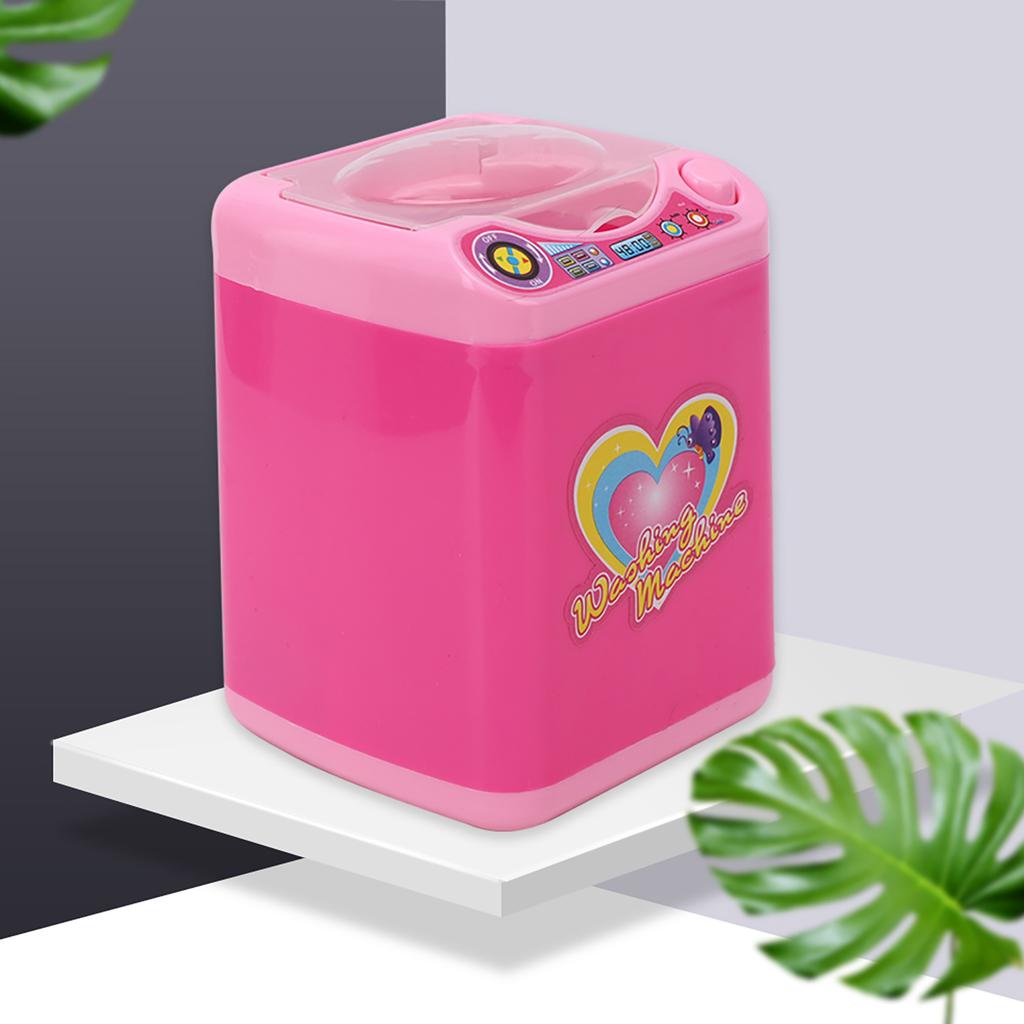 Children Kid Simulation Electric Light Automatic Washing Machine Small Appliance Toy