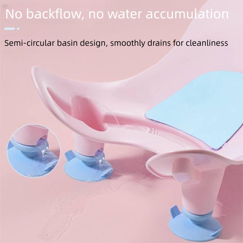 Shower Cradle Baby Ass Washing Basin Bear Shape Lie Down Bath Accessories  Newborn