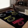 1PC Ni-rvana  Rug for Livingroom,Bedroom, Palyroom, Chair Rug, Area rug, Game Carpet, Large Size Rug Fan Christmas gift