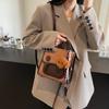 Retro Fashion Matte Contrasting Backpack Women's 2025 New Trend Versatile Handbag Commuter Casual Women's Bag