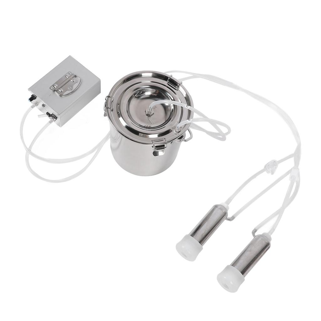 Электрический доильный аппарат 7 л портативный перезаряжаемый регулируемый всасывающий из нержавеющей стали автоматический