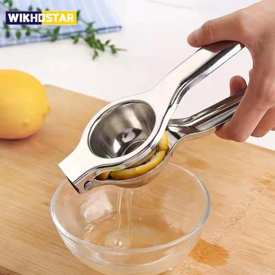 Соковыжималка для лимона из нержавеющей стали, оранжевая ручная соковыжималка, кухонные инструменты, соковыжималка для лимона, соковыжималка для апельсина, прессование фруктового сока