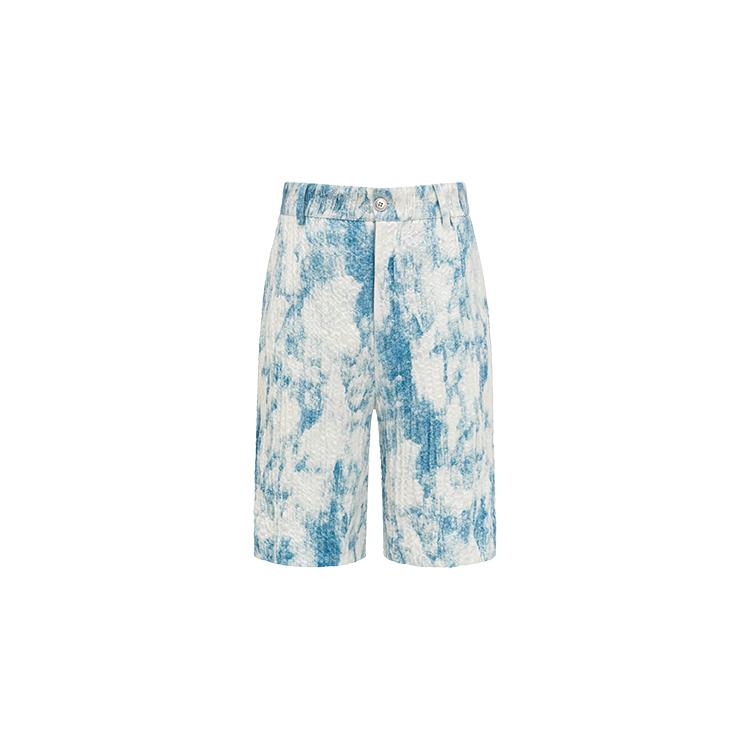 Feng Chen Wang Casual Shorts Unisex Blue FUS17ST03