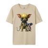 Alien Cat And Friend T Shirt Astro Funny Gift Tops Tees Brand Casual Cotton Men T Shirts Brand T Shirt