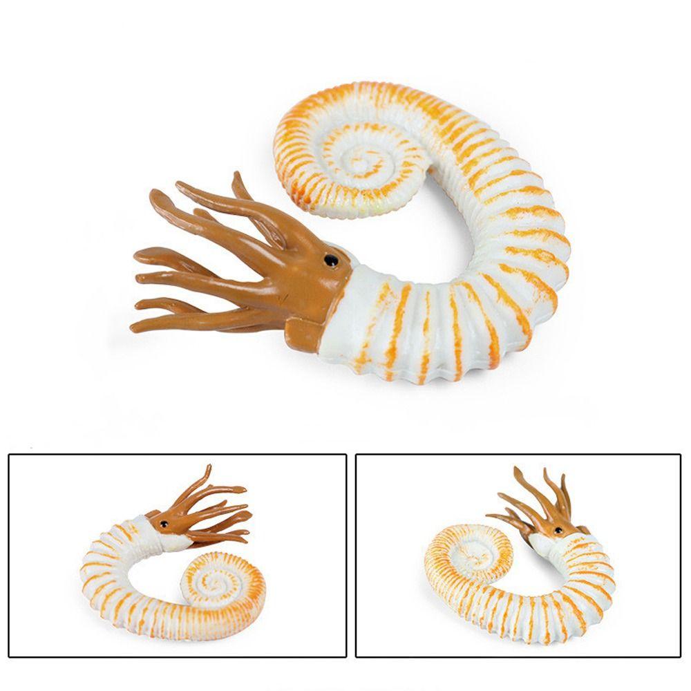 Prehistoric Ocean Animal Figure Nautilus Trilobite Figure Marine Life Figurines Children Gift