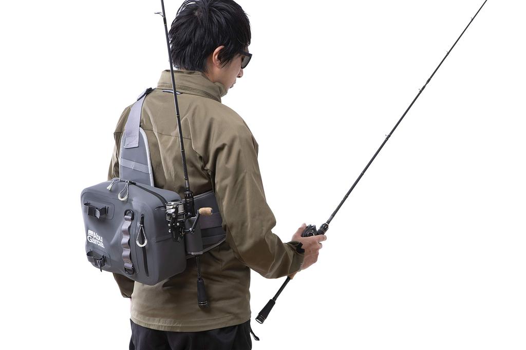 AbuGarcia Waterproof One Shoulder Bag Charcoal