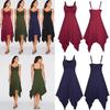 Women Midi Dress For Summer With Elegant Sleeveless Design And G-string Style**