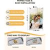 2 Pack Car Picture Holder and Visor Photo Clip, Car Sun Visor Picture Frame | Personalized Acrylic Magnetic Car Photo Holder, 2.36 x 3.54 In Car