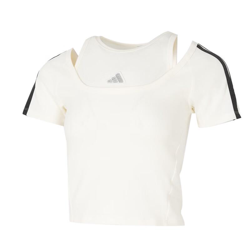 adidas Женская летняя спортивная футболка для активного образа жизни KR7606