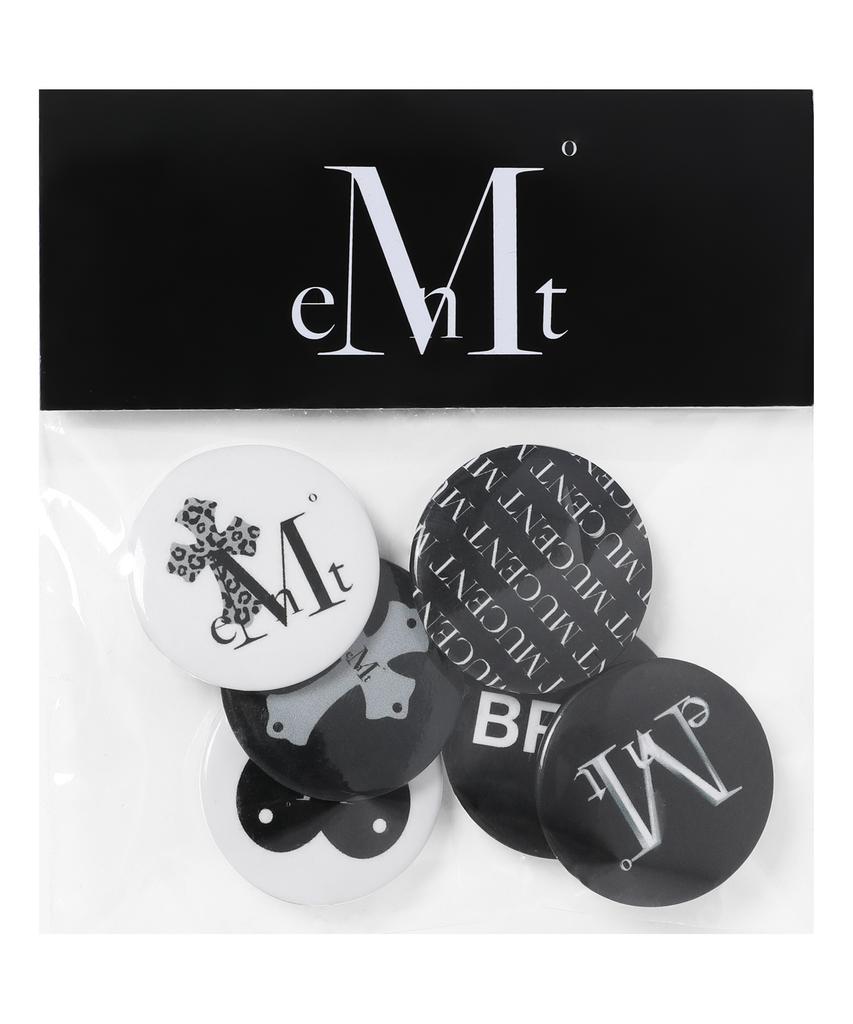 Mucent Signature Logo Pin Button Badge Set Unisex
