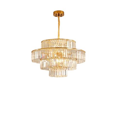 Palazzo - золотая хрустальная люстра 60 см 10xE14