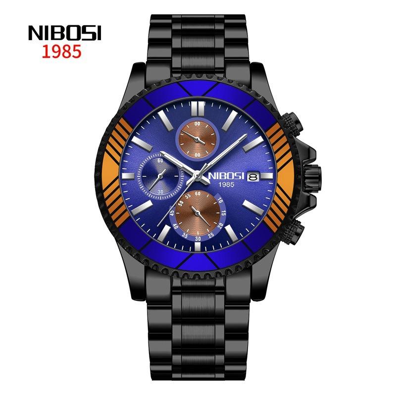 Новые роскошные кварцевые часы с хронографом для мужчин с золотым ремешком из нержавеющей стали, водонепроницаемые мужские часы, роскошные наручные часы