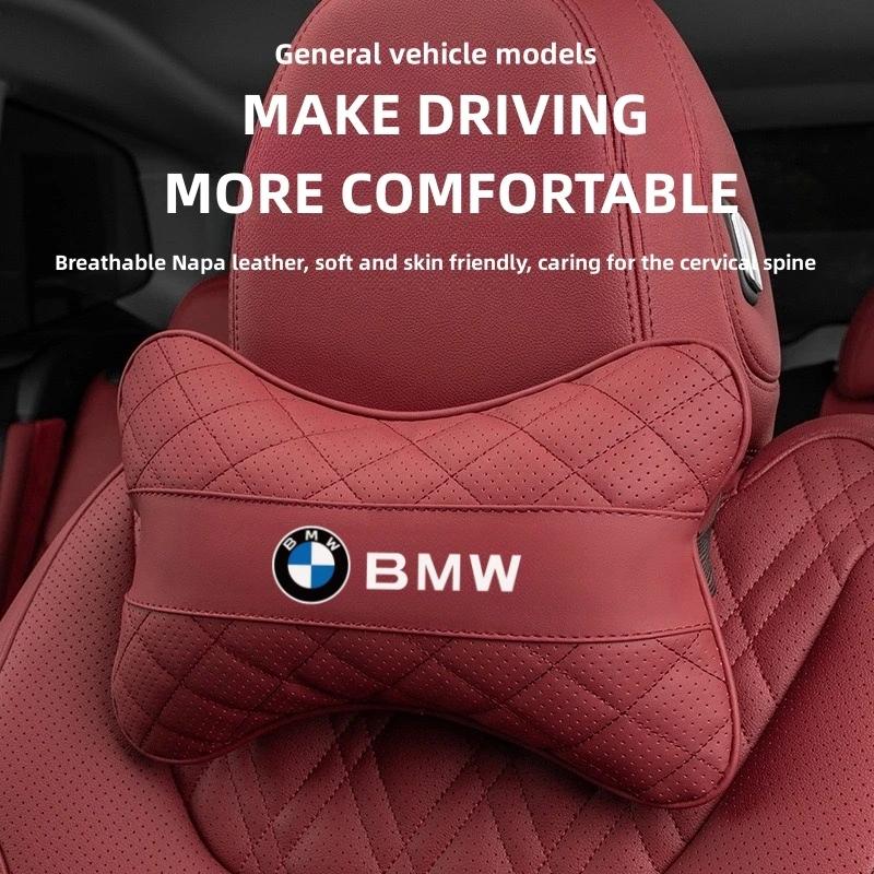 BAAS1 New 2025 Car Accessories Seat Headrest Neck Pillow For BMW i8 Z4 Z8 X1 X2 X3 X5 X4 X6 X7 G30 G20 G32 G11 G12 F40 F30 F20 F10 F34