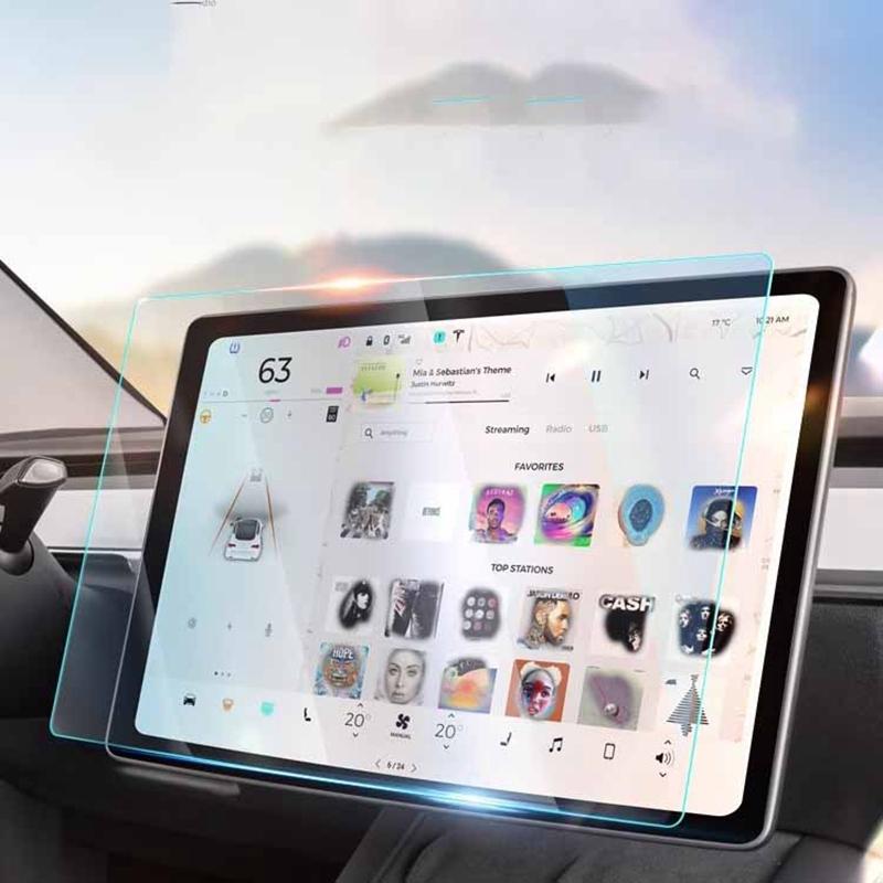 Закаленное Стекло для Автомобильного Радио DVD GPS LCD Полностью Сенсорный Экран Пленка Наклейка Защитная 13.1 Дюймов HD Большой Экран Автоаксессуары